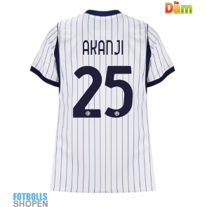 Billiga Inter Milan Manuel Akanji #25 Bortatröja Dam 2026-27 Kortärmad
